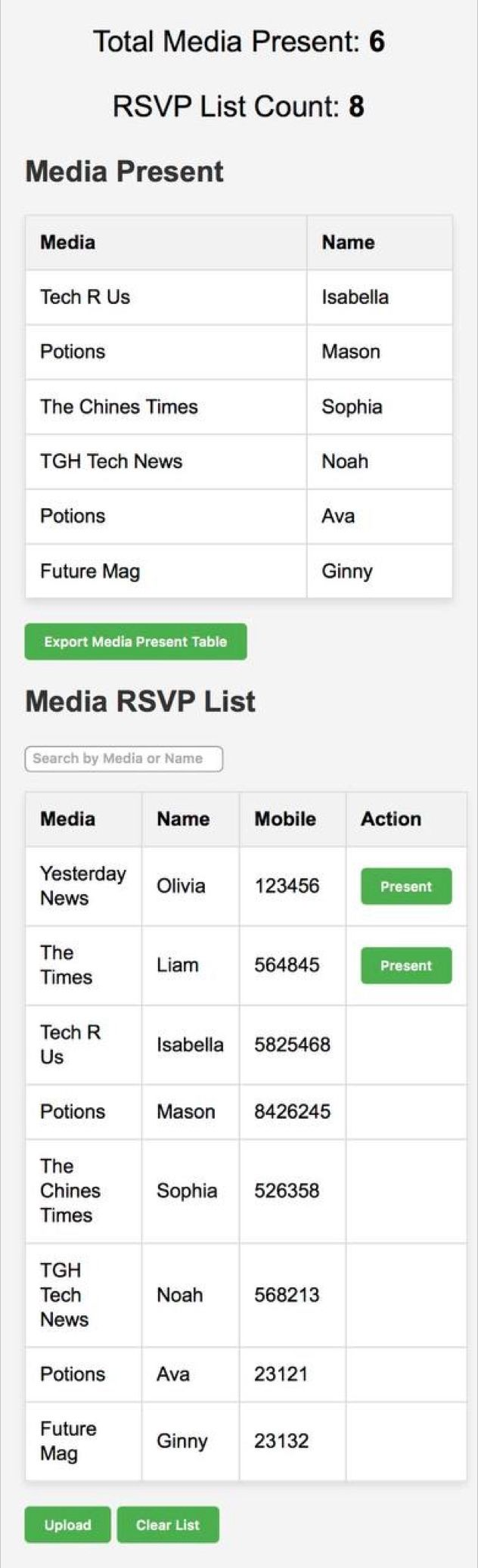 How I Used ChatGPT to Develop a Media Attendance Web App, Eliminating Paper Sheets and Ensuring Real-Time Updates